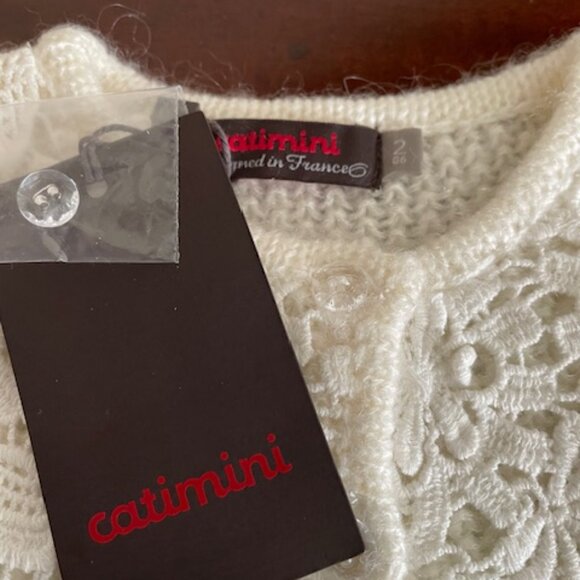 Catimini Baby Cardigan - original design – NWT- designed in France - size 2 - Picture 3 of 8